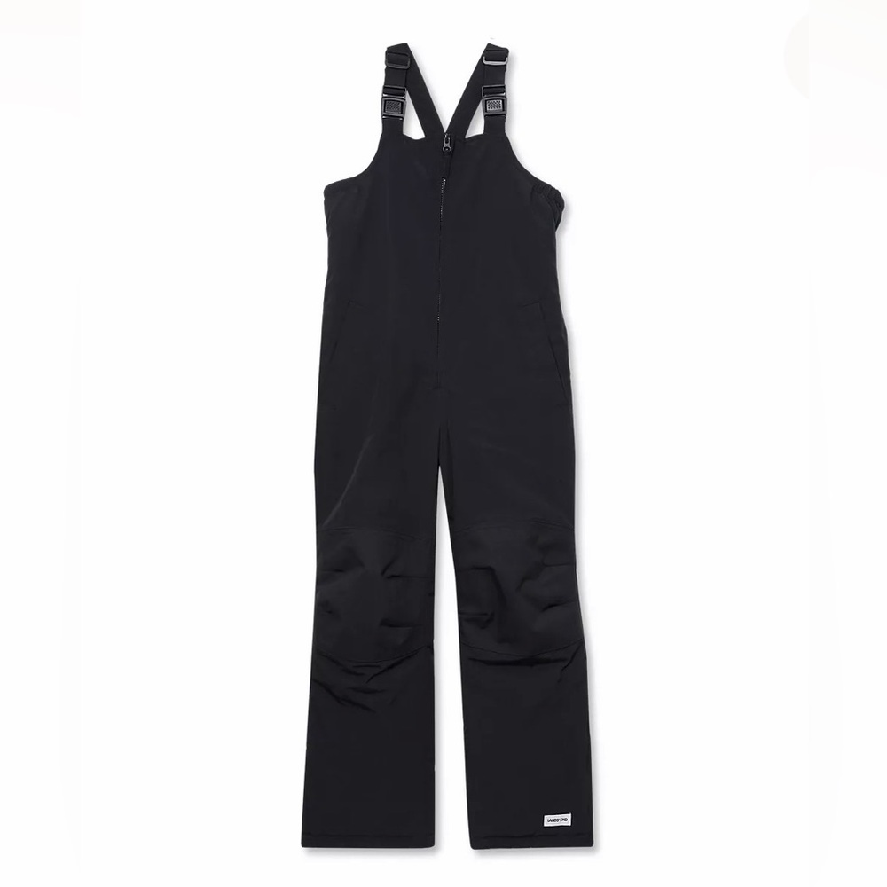 LANDS END Kids Squall Waterproof Insulated Iron Knee Snow Bibs SIZE 10